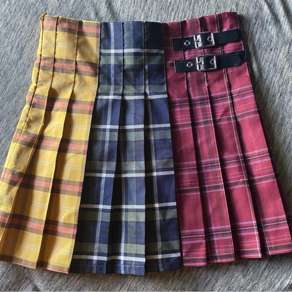 Plaid Multi-Color Women's Skirt Juniors 3-5